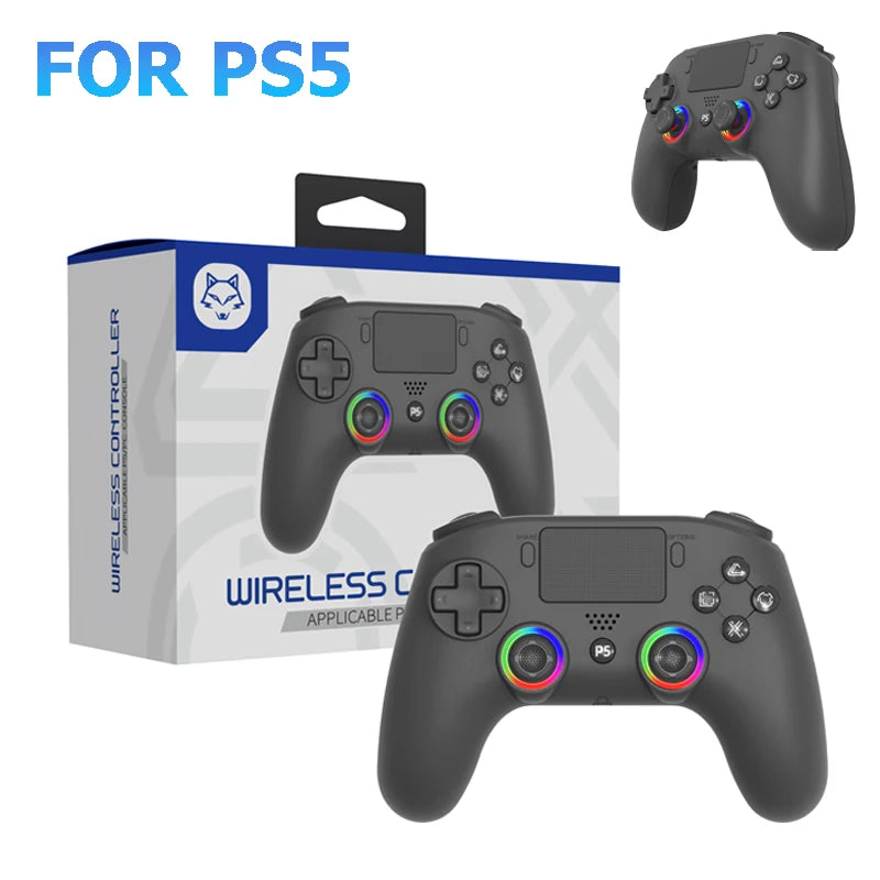 Para ps5 controlador de jogo sem fio rgb