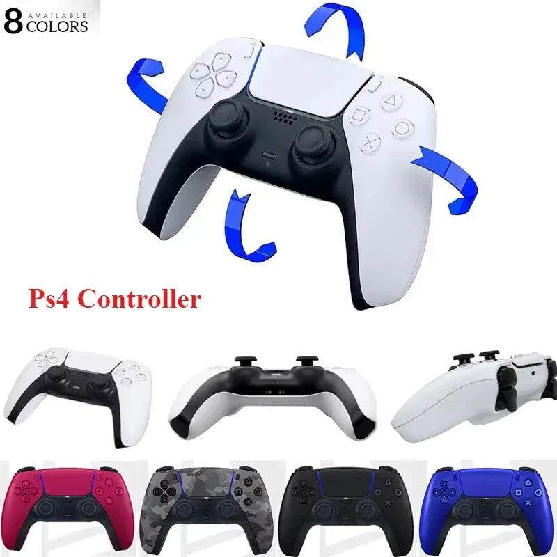 Joystick sem fio bluetooth ps4 controlador gamepad